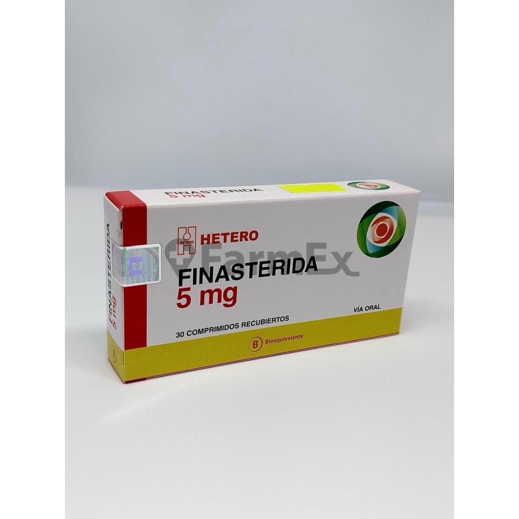 Finasterida 5 mg x 30 comprimidos "Ley Cenabast" Farmex-Fonasa-Persistente
